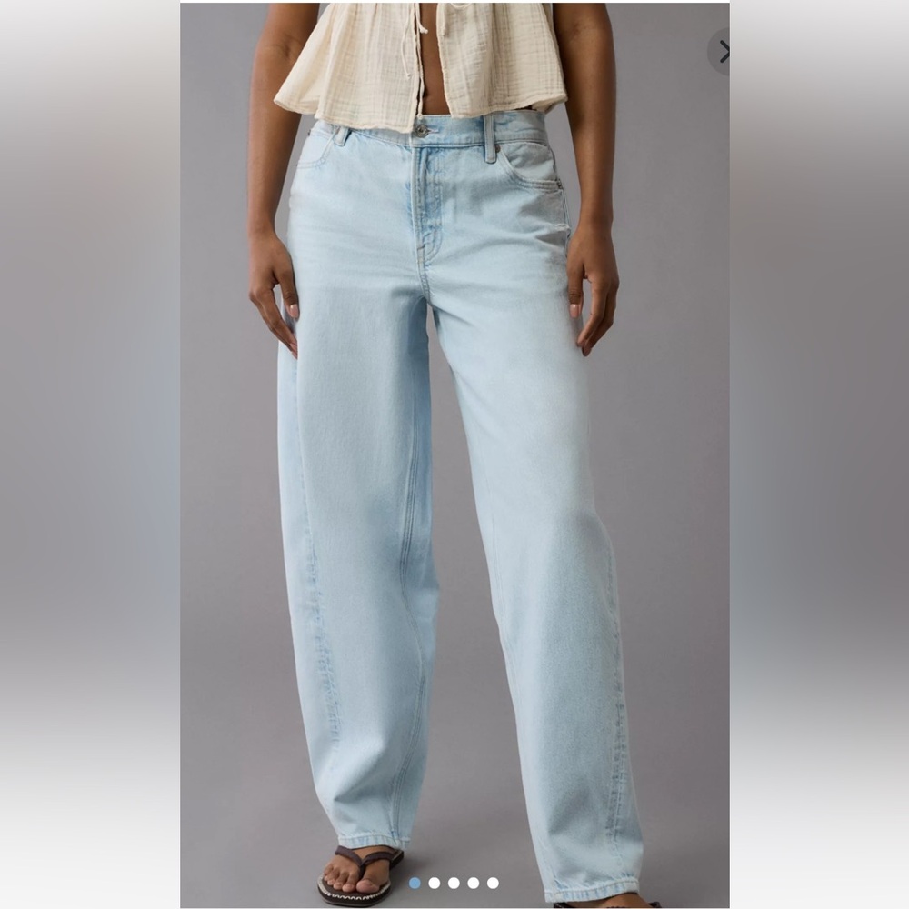 American Eagle Outfitters Light Blue Stridge Jeans